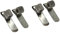 4Stk aus Metall Stifthalter an der Tasche Verstellbarer Federring aus Edelstahl Halter für Taschenstift Bleistift Markierungen Clips für Büro Laptop Klemmmappe Klemmbrett