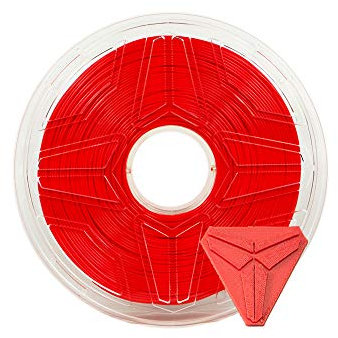 LeoPlas ABS Filament 1.75mm Transparent ABS Filament 1kg für 3D-Druckmaterial Druckerzubehör (Rot)