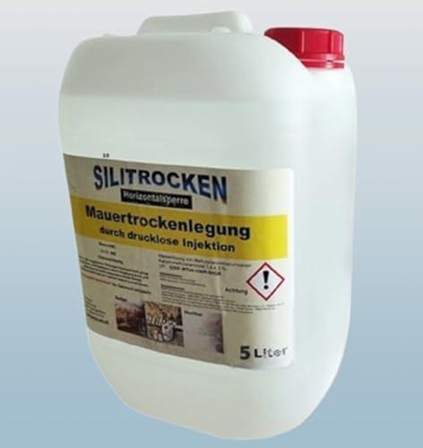 Horizontalsperre 5 L Nachfüllpackung - Trockene Wand - Injektionsflüssigkeit Silitrocken für innen und außen