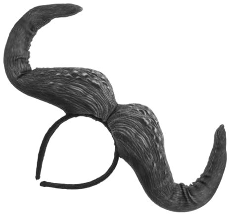 Abaodam Cosplay Horn Haarreif Für Halloween Bequemer Bull Horn Haarband Für Kostümpartys Und Festliche Anlässe Wiederverwendbares Zubehör Für Damen Und Herren