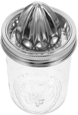CONGARTENO Manual Lemon Squeezer Citrus Juicer Wide Mason Jar Hand Juicer for Lemon Orange Citrus Squeeze