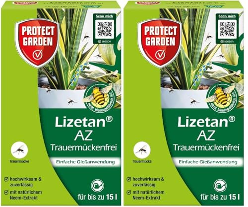 2 X 75ml Lizetan AZ Trauermückenfrei