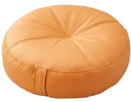 Kuntesetty Cuscino Rotondo per Meditazione E 40 Cm di Riposo, Orangina