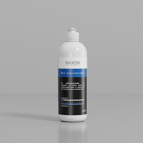 WAXON Ultra Plus Touch Auto-Politur 500ml – Professioneller Kratzerentferner & Hochglanz-Finish – Geeignet für schwarze, weiße, bunte und Metallic-Lacke