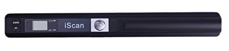 iScan Mini Handheld Portable Scanner 300/600/900DPI JEPG PDF Format Compact Black, 255x28x25mm