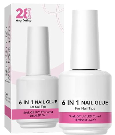 Colla per Unghie in Gel 15ml Colla Multifunzionale per Strass e Punte | Adesivo per Unghie Professionale per Intagliare Motivi, Manicure, Donne, Adesione, Nozze, Salone, Casa