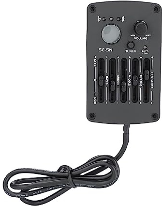 VGEBY SE-5N 5-Band-EQ-Equalizer-Tonabnehmer-Tuner für Akustikgitarre – Optimieren Sie Ihre Audioleistung