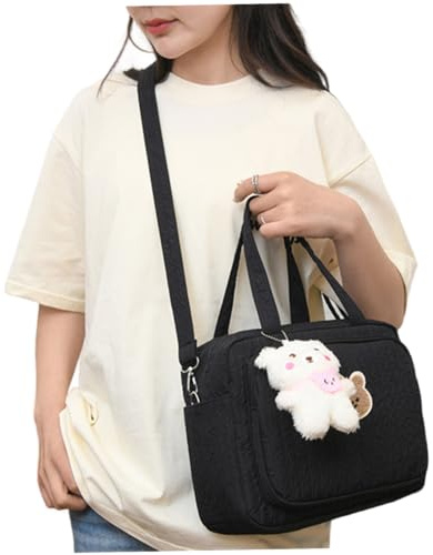 Gcroet Blöjväska, stor kapacitet blöjväska med flera fickor, handhållen/crossbody, dragkedja baby för resor.