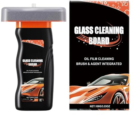 Cepillo de limpieza de película de automotriz, tablero limpiador de 100 g, limpiador de película de de vidrio de coche, para camión, elimina manchas, mejora la claridad y visibilidad