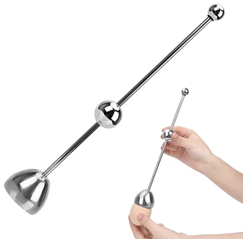 Egg Topper, Boiled Egg Cutter with Precise Design, Efficient Egg Cracker for Kitchen Use, Ideal Egg Topper for Boiled Eggs, Compact Size 24.5 by 4 by 4 cm