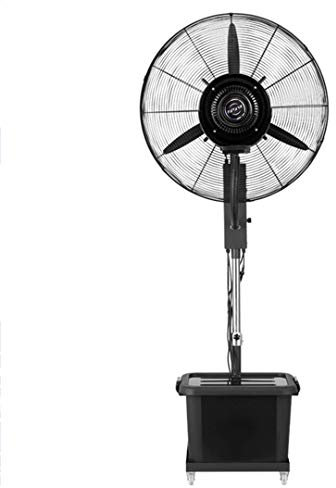 Ventilador de pulverización de pedestal oscilante,Altura ajustable Ventilador de nebulización de pie,Tanque de agua grande de 42L Cabezal de ventilador pivotante,Ajuste de 3 velocidades, para fábric