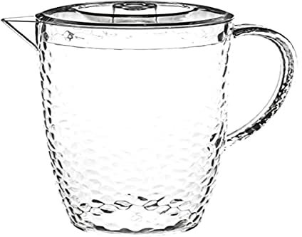 5five Simply Smart Pichet avec couvercle Estiva à l'aspect martelé, plastique, 2 L