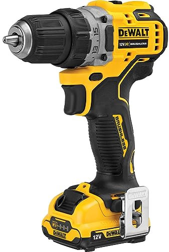 DeWALT DCD701D2-GB XR Keyless 12V Cordless Drill Driver kit with 2 x 12v XR Batterys Charger and TSTAK Kitbox