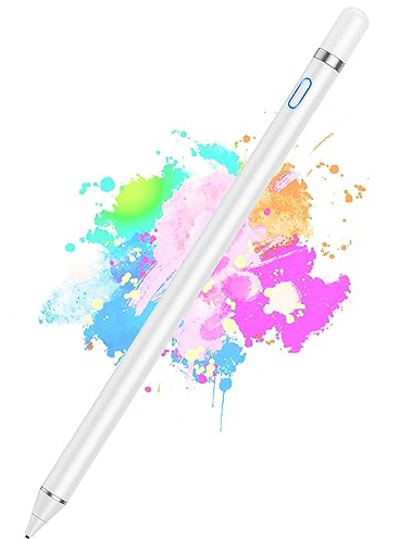 Active Stylus Pens for Touch Screens, Digital Stylish Pen Pencil Rechargeable Compatible with Most Capacitive Touch Screens