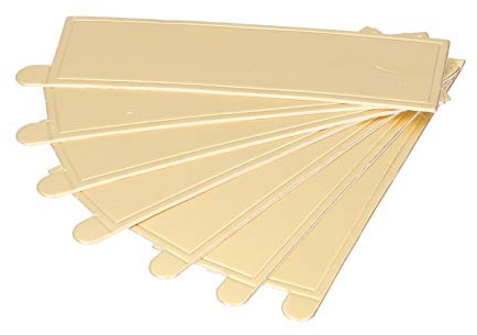 100 Blatt/Packung Golden Tray Rechteck verlängerte Mousse Kuchenbretter Cupcake Base Dessert Display Tablett Karton Dekoration Werkzeuge