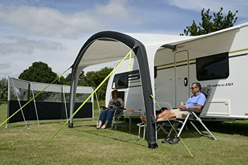 AIR TIGHT Waterproof Inflatable Caravan RV Camper Awning Canopy Camping Tent NEW (Size: 20x8x8ft.)