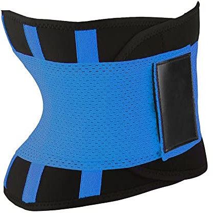 TopHomer Bauchweggürtel, Fitness Gürtel Verstellbarer, 5 Farben Taille Trimmer Gürtel Fitnessgürtel, M/L/XL/XXL/3XL Abnehmen Waisttrainer Taillenformer, Bauchgürtel für Herren und Damen