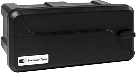 Staukasten4you Daken Blackit 1 Drawbar Storage Box Storage Box Tool Box 550 x H 250 x D 294 mm Plastic Truck Expedition Vehicle Caravan Trailer without Mounting Material