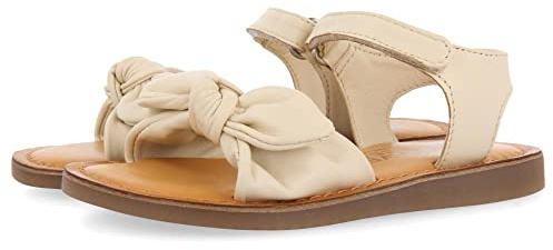 GIOSEPPO Sandali in Pelle Metallizzata Colore Fucsia per Ragazza Stigny, biancaneve, 28 EU