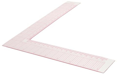 NUOBESTY Nählineal Aus Kunststoff L- Robustes Schneiderlineal Präzise Skala Für Kleidungsdesign Quilten Und Nähen Nähzubehör Für Und Hobbyisten