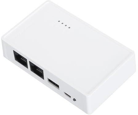 Jectse Server di Stampa Wireless, Server di Stampa di Rete WiFi USB 2.0 da 480 Mbps con LAN 10/100 Mbps e Bridge, Supporta modalità Cablata/Wireless/standalone, per Windows, per iOS e