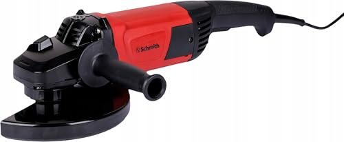 Schmith Smerigliatrice Angolare 230mm 2100W Schmith - protezione contro la polvere, maggiore durata, velocità 6500 rpm, dotata di accessori, leggera e potente