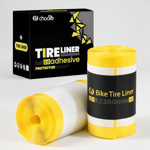 Chooee Selbstklebend Fat Fahrrad Pannenschutz,Fahrradreifen Einlage Pannenschutzband kompatibel mit 20/24/26×2.40/3.0/4.0/4.5/5.0,Fahrrad Reifen Liner für MTB/E-Bike/Fat Bike