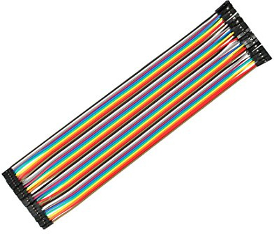 sourcing map Female to Female 2P to 1P Jumper Wire 2mm to 2.54mm Pitch Ribbon Cable Breadboard DIY 20.5cm Long | Ribbon Cable Breadboard DIY