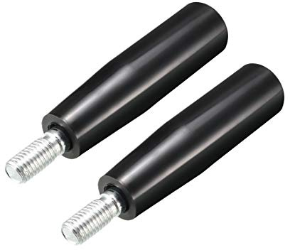 sourcing map 2Pcs Volantino Girevole Macchina Maniglia M12 Maschio Filettato Stelo per Fresatura Macchine