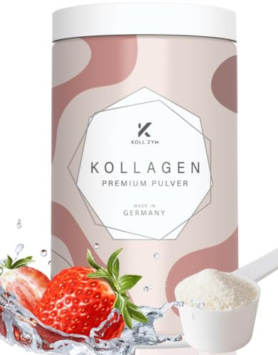 KOLL`ZYM© 100% KOLLAGEN PULVER hochdosiert [600g] • Das Original • COLLAGEN Peptide • Bioaktives Kollagen • KEIN Hydrolysat • Geschmacksneutral • Made in Germany