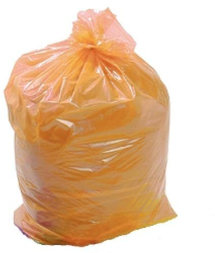 200 Large Strong Orange Plastic Polythene Bin Liners Bags Sacks Size 18 x 29 x 39 Refuse Rubbish Waste Recycling Dustbin Brand UK Store 247