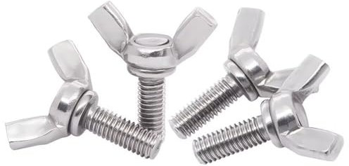 Dreneco Vis à Oreilles en Acier Inoxydable, M10×30mm,2 pcs