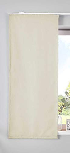 Gardinenbox Verdunkelung Schiebegardine »Newyork« HxB 145x60 cm Beige Flächenvorhang Paneelwagen Blickdicht Thermo-Schiebevorhang, 202020680