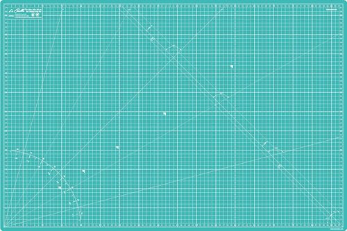 La Canilla Tapis de Découpe Auto-Cicatrisant A1 (90 x 60 cm - 36x24) Self-Healing Cutting Mat Planche Coupe pour Couture Patchwork Modelisme Cutter | Marqué en Centimètres et en Pouces