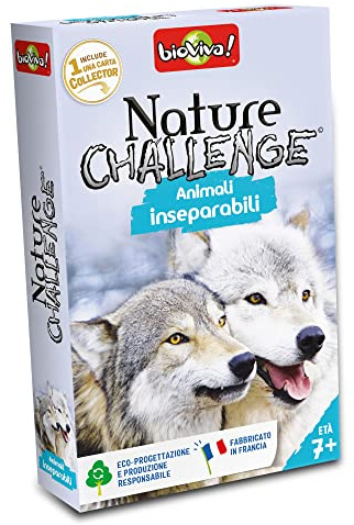 Bioviva gioco di carte Nature Challenge animali inseparabili