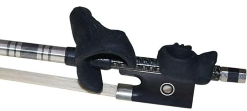 BBTISG Corrector de Agarre de Arco de Violín, Agarre de Arco de Violín Para Todos los Tamaños Corrector de Agarre para Arco de Violín Accesorio de Agarre para Arco de Violín (negro)