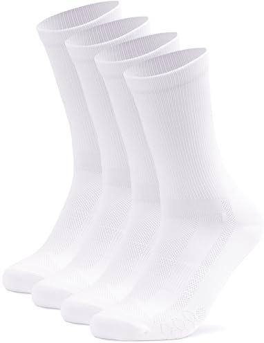 Occulto Herren & Damen Rennradsocken 2er Pack (Modell: Eddy), Fahrradsocken 2 X Weiß 43-46