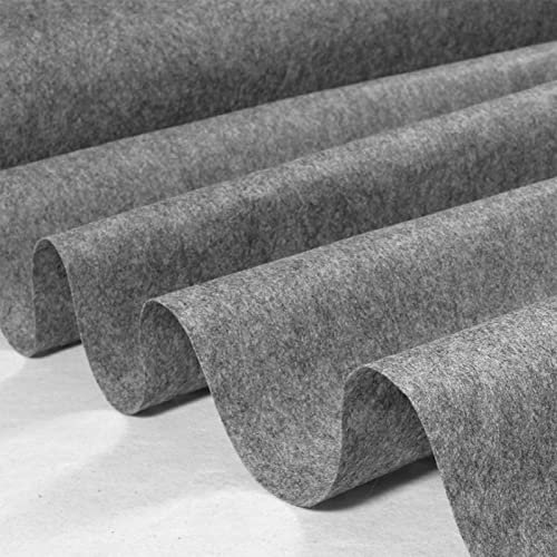 Teppichläufer für Hochzeit, rutschfest, 1,2 x 20 m, für Event, Flur, Außenbereich, Dekoration, Teppichrolle für Party, Abschlussball, 2 mm dick, Grau