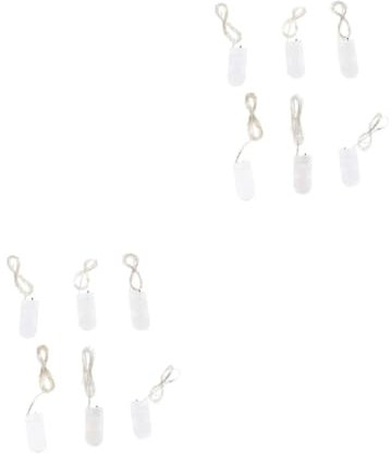 MAGICLULU 12pcs Led Fairy Lights Battery Operated Charming Garden Lamp Party Decoration Lamp String Scene Layout Light Warm Led Bulbs