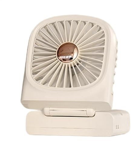 Pavsicgn Ventilador personal portátil, fanático de los viajes personales - Ventilador de escritorio de pantalla digital plegable - Refrien el gadget, el soplador de enfriamiento para de escritorio de