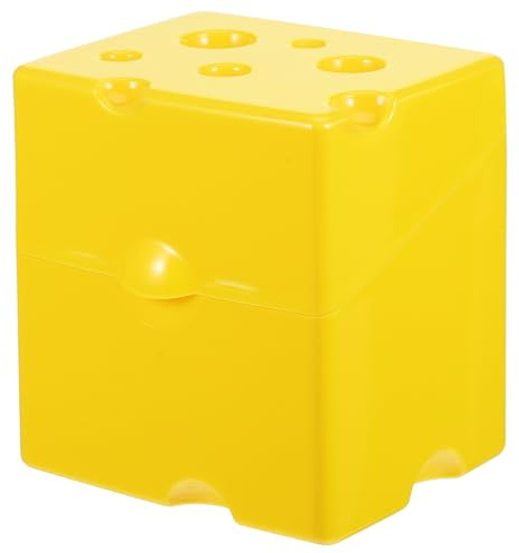 CHICAMPERA Caja Para Queso Rebanadas Con Tapa Hermética Contenedor Plástico Resistente Para Almacenamiento y Conservación Frigorífico Organizador Práctico Para Mantequilla y Bacon Diseño