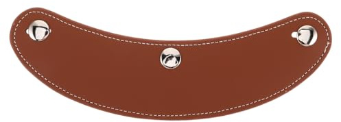 Milisten Protector Solar de Casco Moto Vintage PU Visera Botones Diseño Seguro Compatible para Motociclistas Protección Uv para Paseos Largos