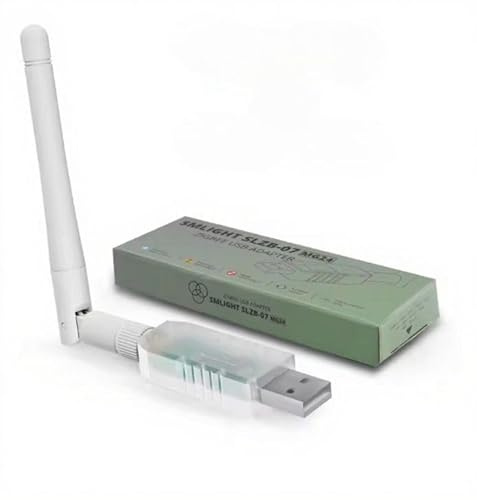 SMLIGHT SLZB-07MG24 Zigbee 3.0 USB Adapter with EFR32MG24 Chip +20dB Amplifier +3dB Antenna, Supports Zigbee2MQTT, Home Assistant, ZHA