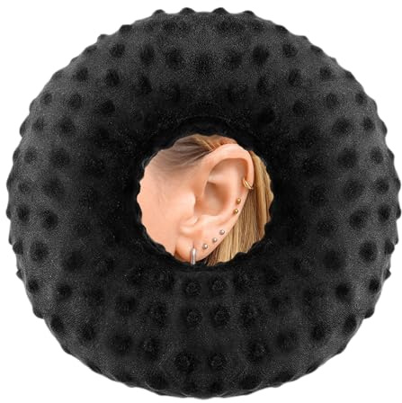 Oreiller D'oreille, Oreiller De Perçage D'oreille Pour Dormeurs Latéraux - Coussin Doux Et Ergonomique Doux Et Confortable Pour La Récupération Des Soins, Repos Adultes Hommes Adolescents Filles Lit D