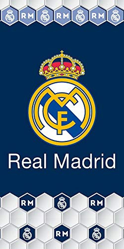 DHestia - Real Madrid Toalla de Baño y Playa de Microfibra. 70x140 cm. RM182075