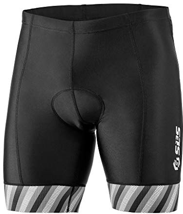 SLS3 Triathlon Shorts Mens – Tri Shorts Mens – 2 Pockets FRT – Designed by Athletes for Racing (Storm Wave, Medium)