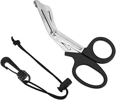 Keenso Tijeras de Buceo, JD-918 420 Tecnología de Buceo de Acero Inoxidable Tijeras de Buceo Cuerda de Escape subacuática Red de Pesca Cizalla