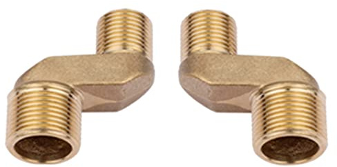 BiaoTeng Badewanne Wasserhahn Adapter,Adapter 3/4 Zoll Auf 1/2 Zoll Messing,Adapter G3/4 Auf G1/2,Duscharmatur Adapter Schlauch 3/4 Auf 1/2 Gewinde,Gold B