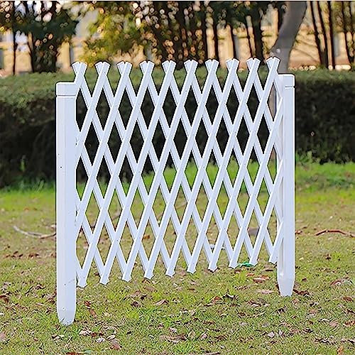 Panneaux de Clôture Clôture en Bois à Insertion au Sol, Jardinière Grimpante Télescopique, Clôture Grillagée, Clôture de Confidentialité, Convient for Pastora (Size : 110 * 180CM)