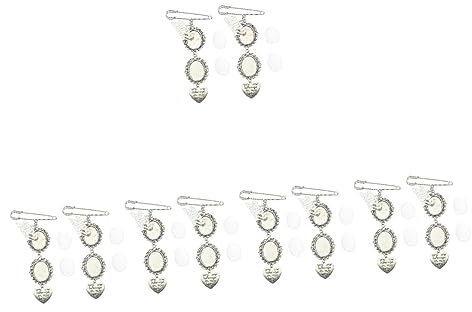 COHEALI 5 Sets Einzigartige Brosche Handgefertigt für Frauen Foto Tabletts Brustnadel Tabletts für Schmuck
